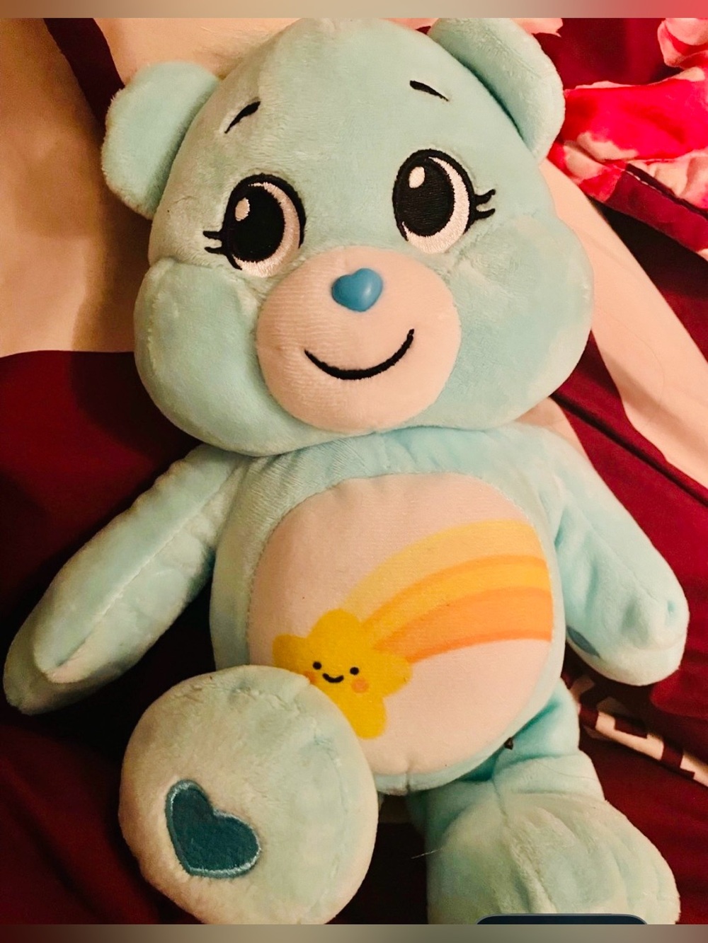 Nwt care bear Plush Blue Shooting Star Teddy Bear for Kids